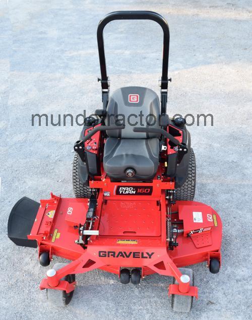 Gravely Pro-Turn 160 ficha tecnica 