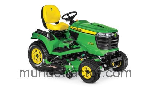 John Deere X734 opinión y ficha técnica