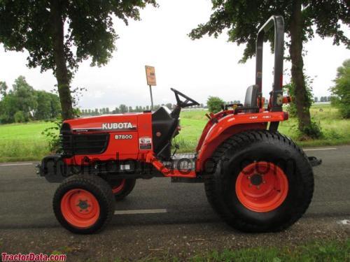 Kubota B7800 ficha tecnica 